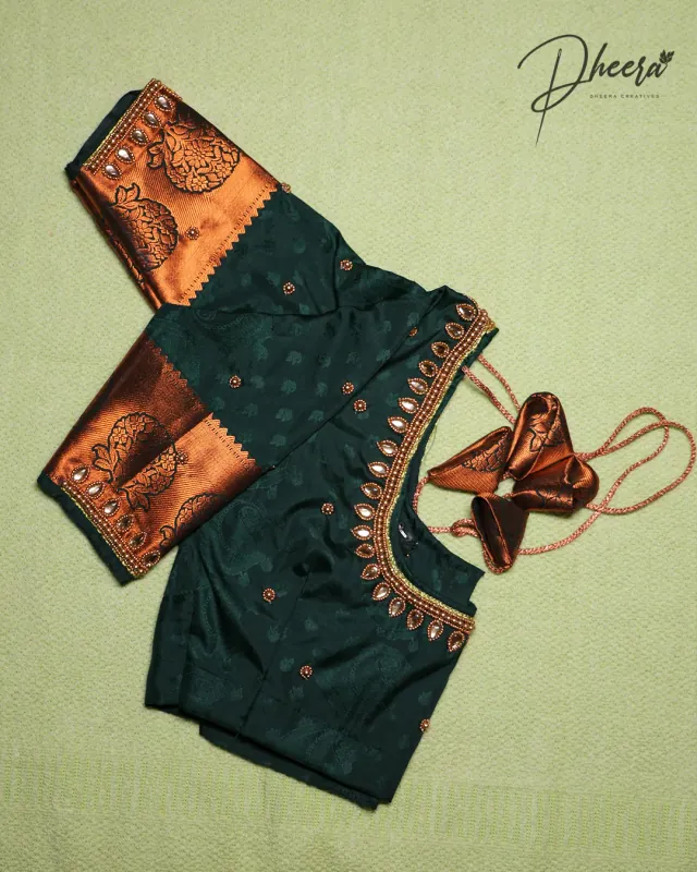 Handcrafted Aari embroidery by Dheera Creatives, gallery image 6