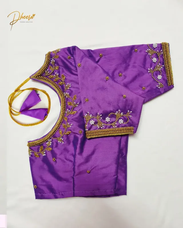 Handcrafted Aari embroidery by Dheera Creatives, gallery image 7