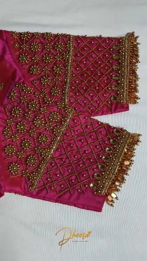 Handcrafted Aari embroidery by Dheera Creatives, gallery image 12