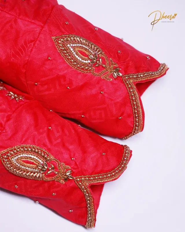 Handcrafted Aari embroidery by Dheera Creatives, gallery image 19