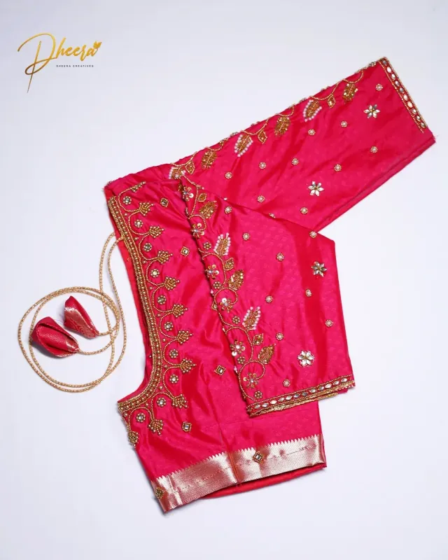 Handcrafted Aari embroidery by Dheera Creatives, gallery image 23